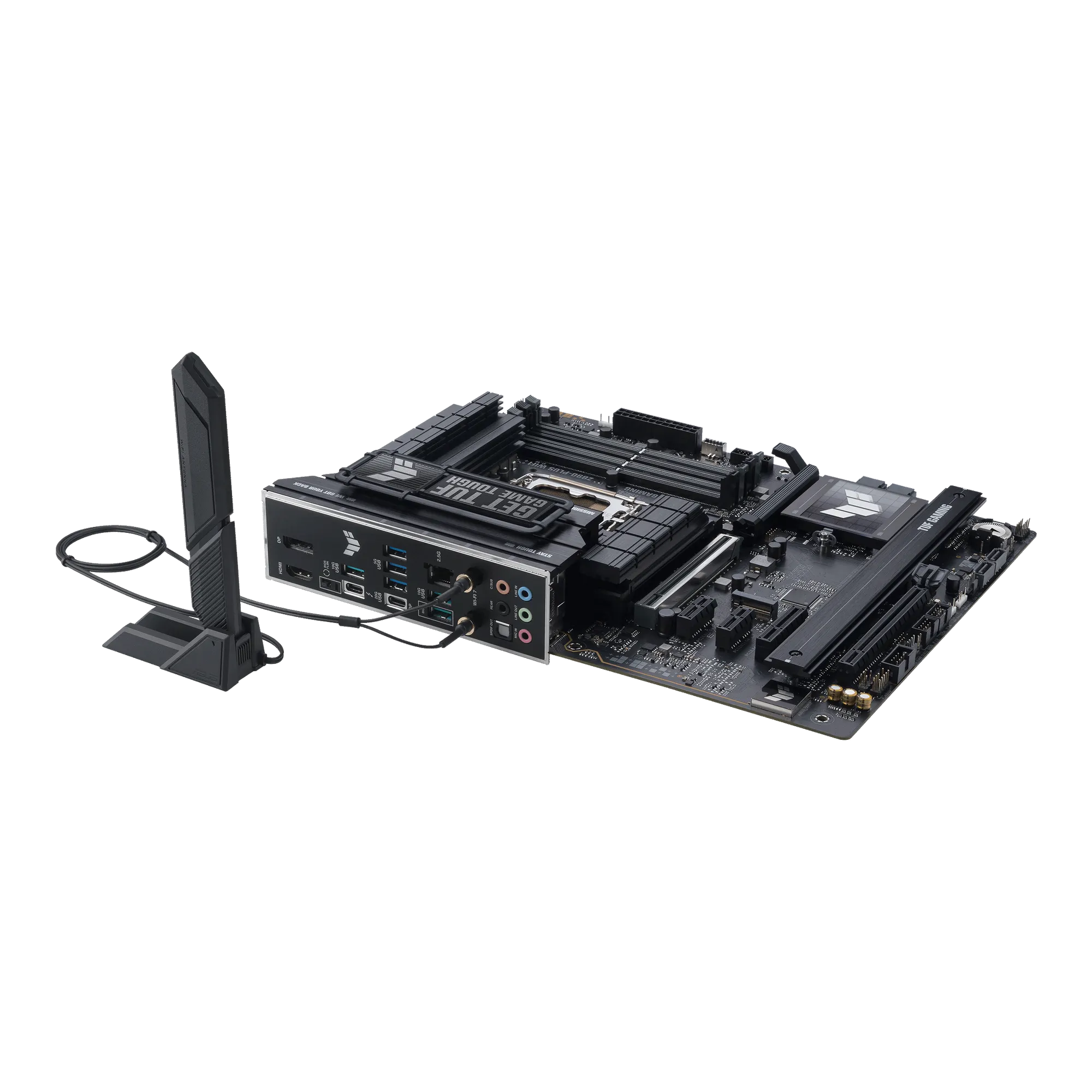 ASUS TUF GAMING Z890-PLUS WIFI, Intel, LGA 1851 (Socket V1), Intel Core Ultra (Series 2), DDR5-SDRAM, 192 GB, DIMM