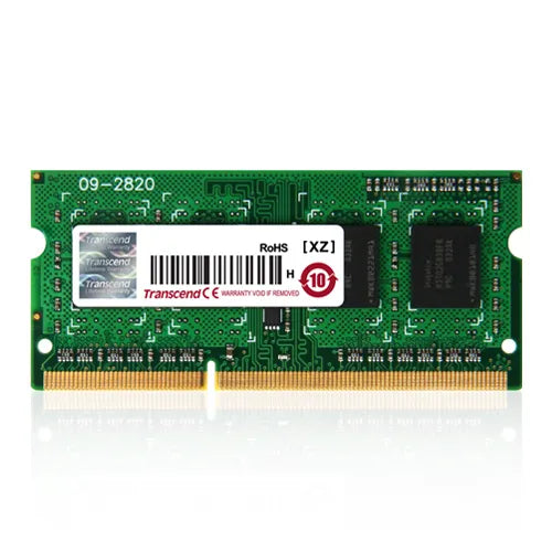 Transcend Transcend 4GB, 1600MHz, SO-DIMM, 4 GB, DDR3, 1600 MHz, Green