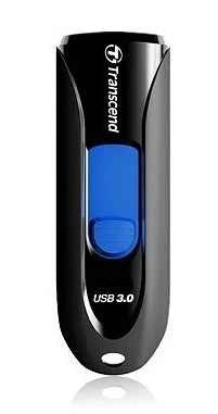 Transcend JetFlash 790 128GB, 128 GB, USB Type-A, 3.2 Gen 1 (3.1 Gen 1), Slide, 4.9 g, Black,Blue