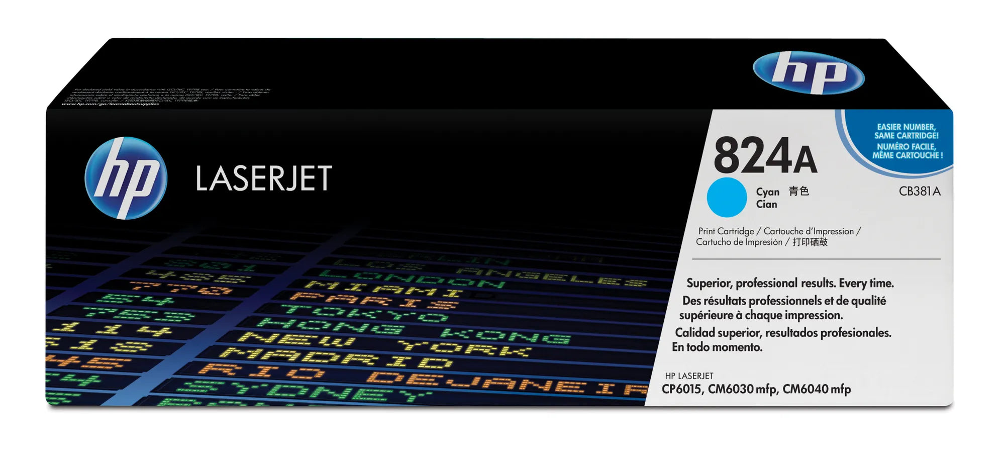 HP 824A Cyan Original LaserJet Toner Cartridge, 21000 pages, Cyan, 1 pc(s)