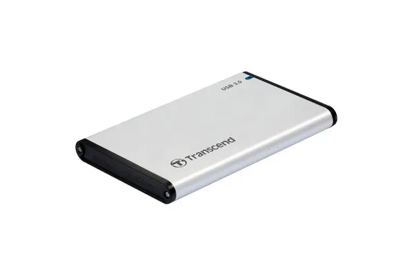 Transcend StoreJet 25S3, 2.5", Serial ATA, 5 Gbit/s, Silver