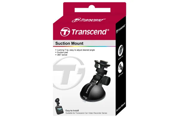 Transcend Suction Mount of DrivePro, Camera, Passive holder, Car, Black