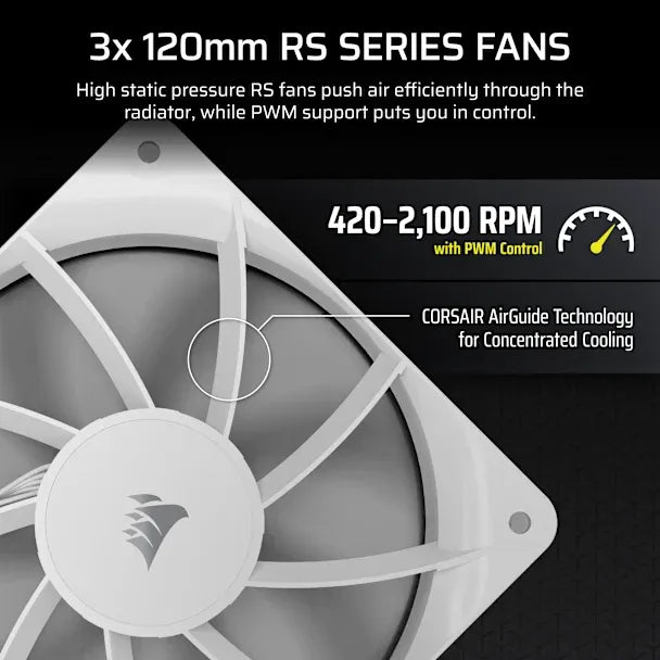 NAUTILUS 360 RS LCD Liquid CPU Cooler – 2.1'''' IPS LCD Screen – RS120 Fans – 360 mm Radiator – LGA 1851/1700;
AMD® AM5/AM4 -