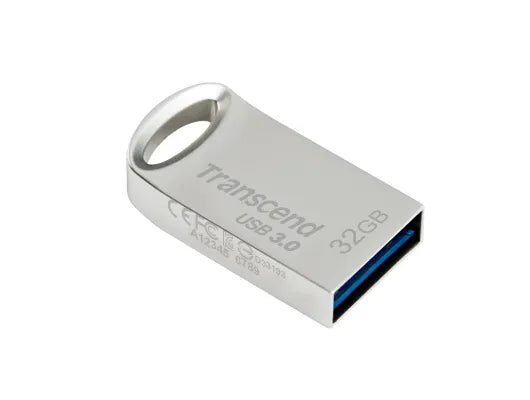 Transcend JetFlash 710 32GB, 32 GB, USB Type-A, 3.2 Gen 1 (3.1 Gen 1), Capless, 3.3 g, Silver