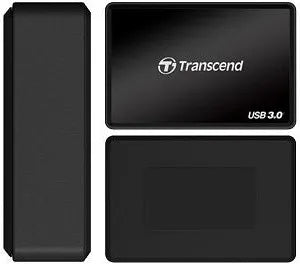 Transcend CFast 2.0 USB3.0, CF,CF Type II, Black, 5000 Mbit/s, USB 3.0, 5 V, 67.6 mm