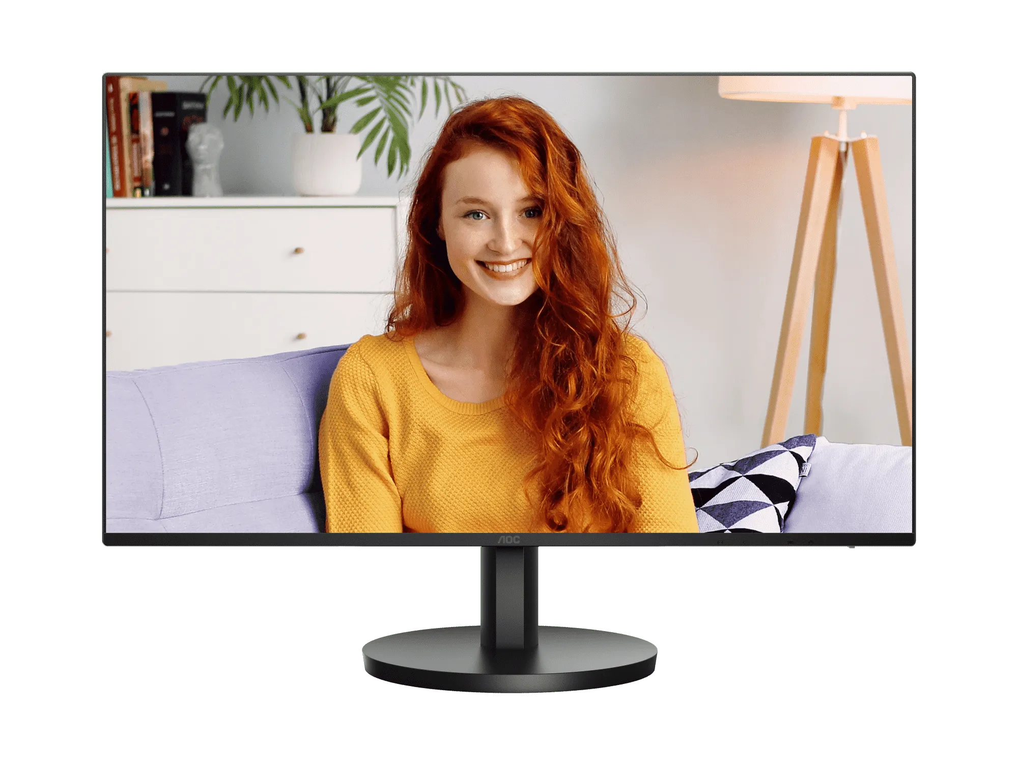 AOC 24B3HA3 Monitor|23.8 inch|IPS FHD 1920x1080 120hz|1ms|300nits|HDMI VGA|VESA| Speakers|Internal Power Supply|3YR Warranty
