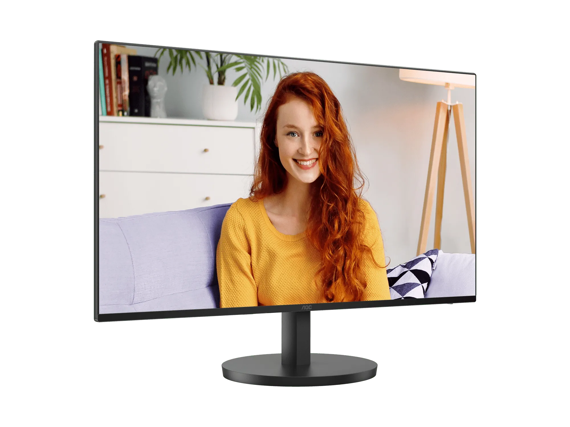 AOC 24B3HA3 Monitor|23.8 inch|IPS FHD 1920x1080 120hz|1ms|300nits|HDMI VGA|VESA| Speakers|Internal Power Supply|3YR Warranty