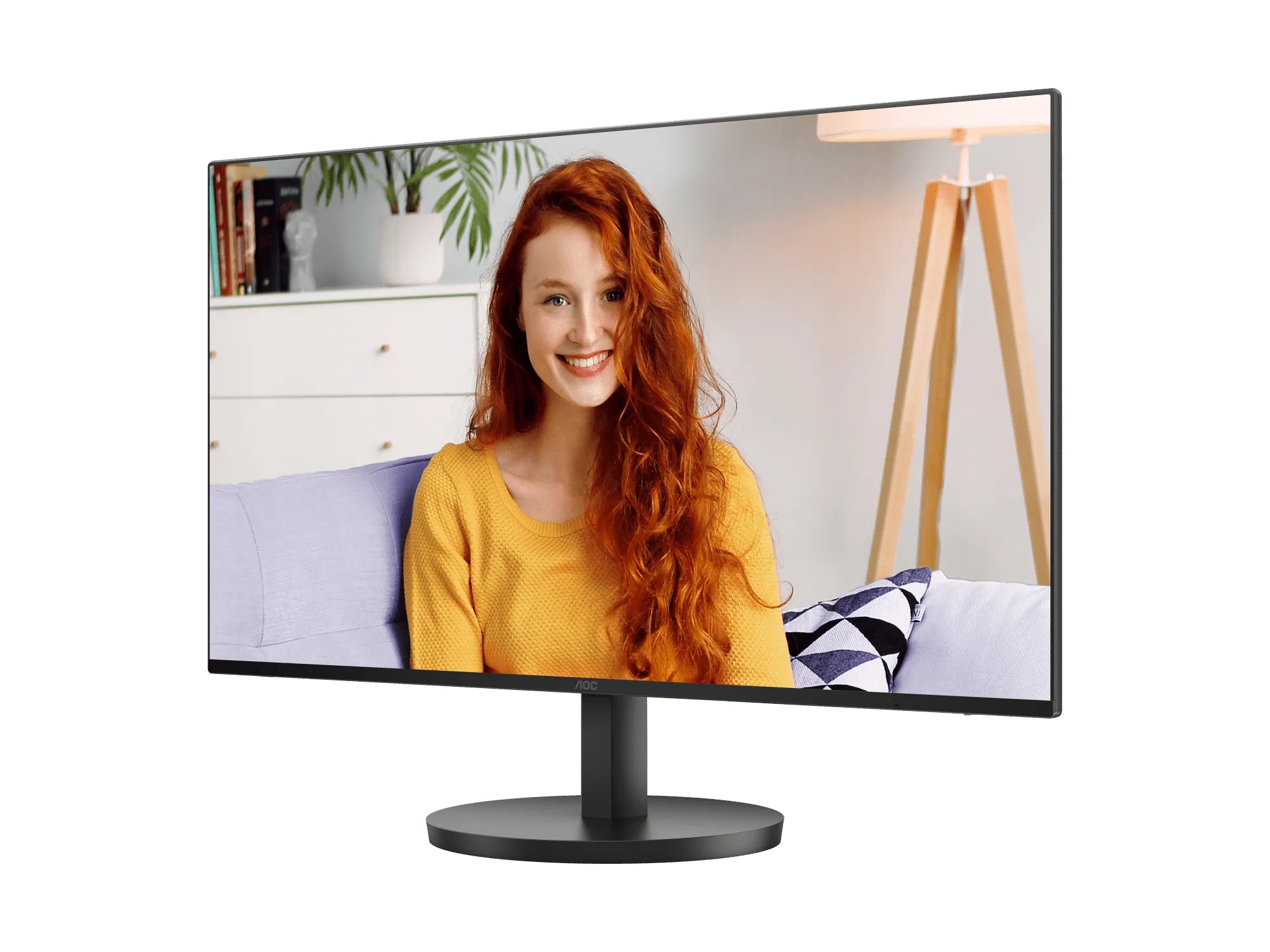 AOC 24B3HA3 Monitor|23.8 inch|IPS FHD 1920x1080 120hz|1ms|300nits|HDMI VGA|VESA| Speakers|Internal Power Supply|3YR Warranty
