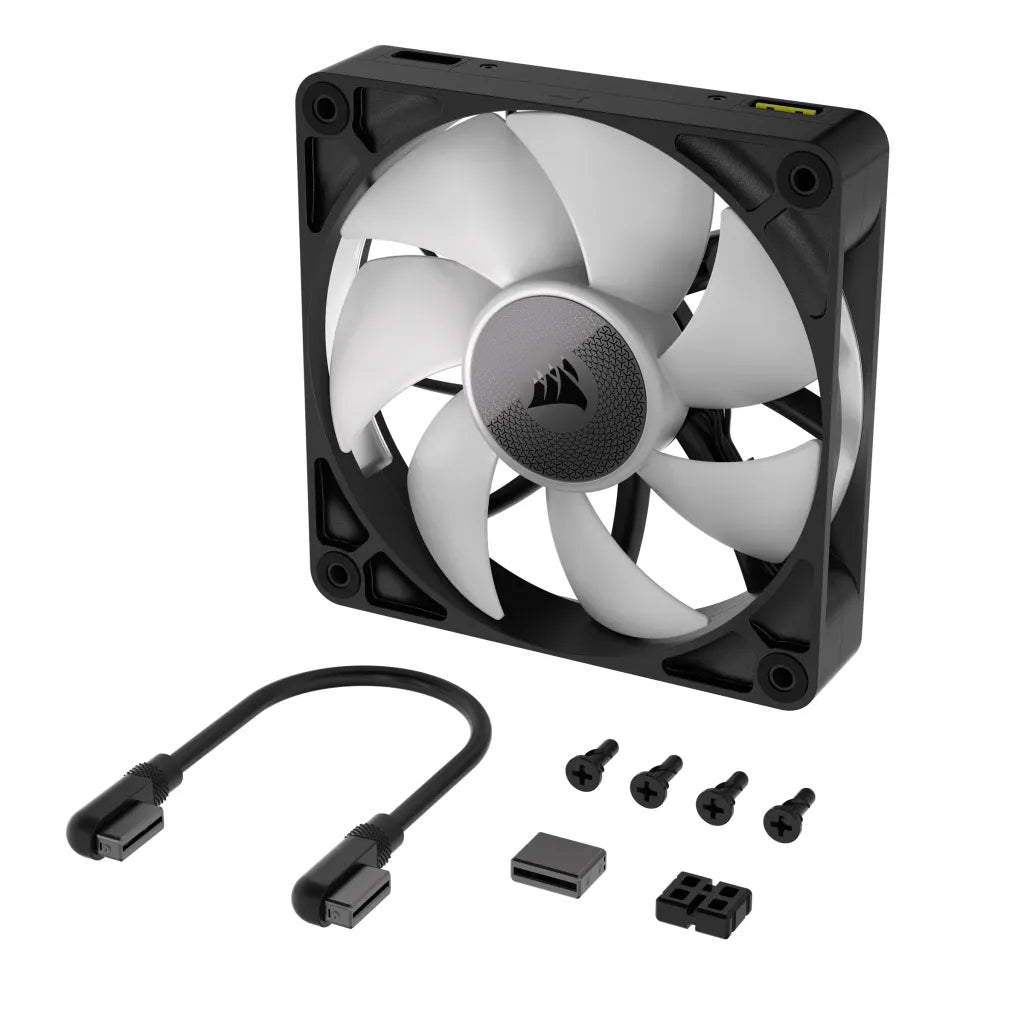 Corsair iCUE LINK RX120 RGB, Fan, 12 cm, 400 RPM, 2100 RPM, 36 dB, 73.5 cfm