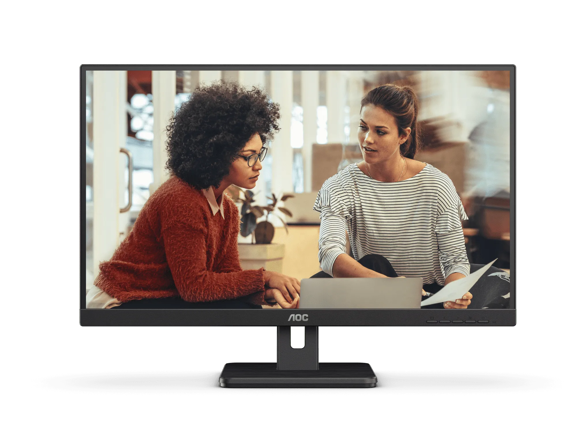 AOC 24E3H2 Monitor|23.8 inch|IPS FHD 1920x1080 100hz|HDMIx2|VESA|Flicker Free;|Low Blue Mode|Internal Power Supply|Adaptive Sync