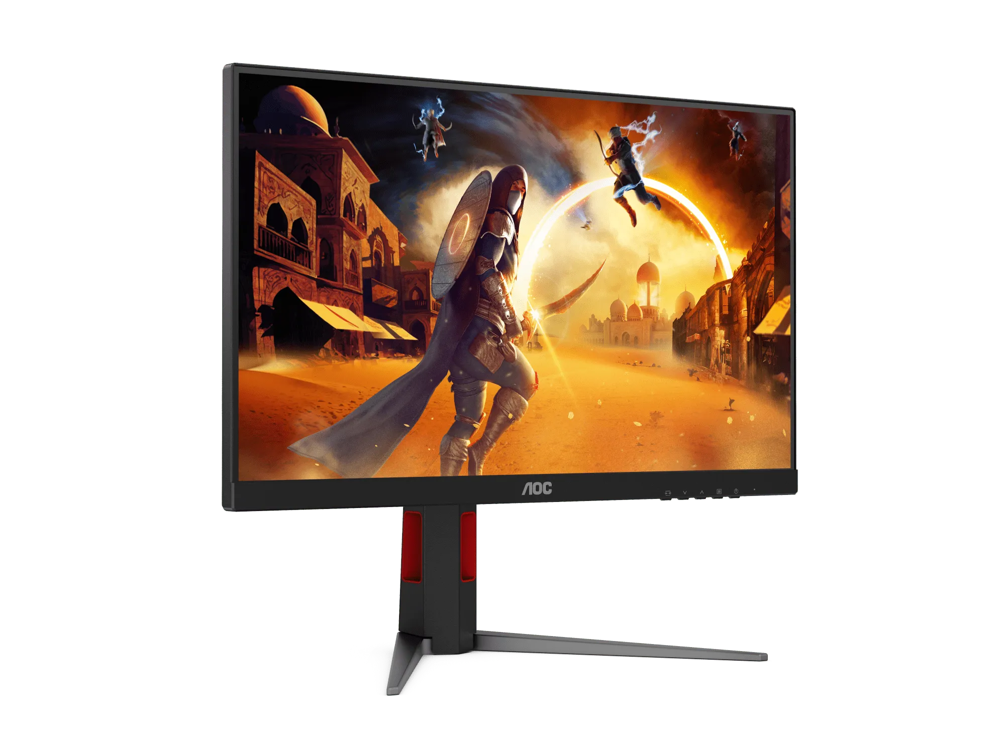 AOC 24G4 Gaming Monitor|23.8 inch|IPS FHD 1920x1080 200hz|1ms|HDMI DP|VESA|Flicker Free|Adaptive Sync|HAS|3YR Warranty