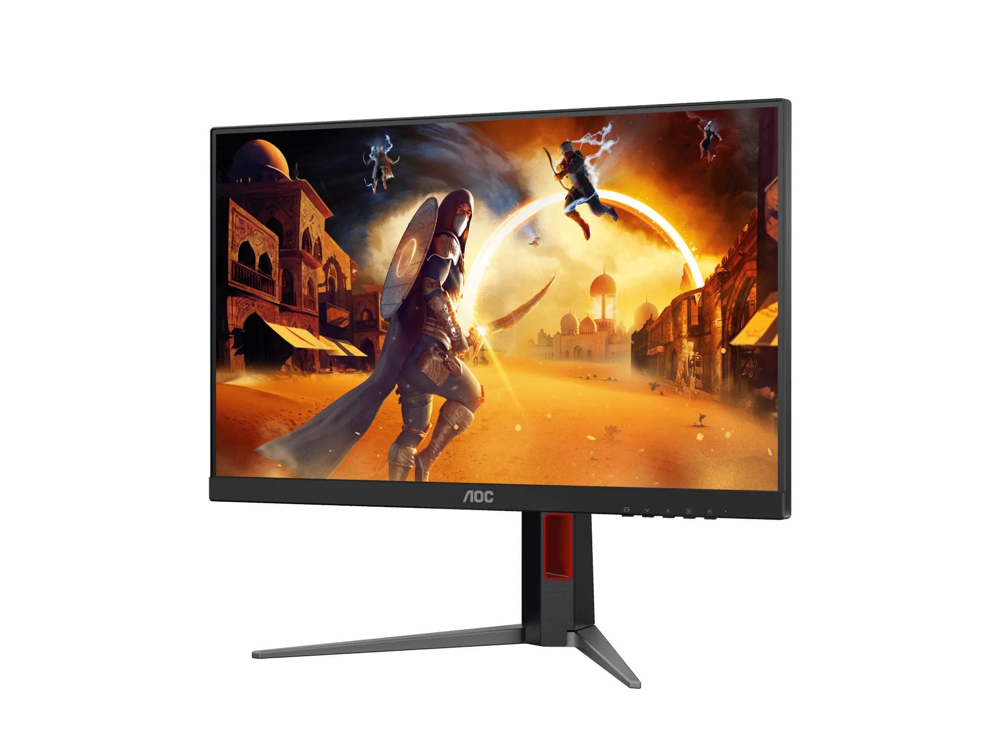AOC 24G4 Gaming Monitor|23.8 inch|IPS FHD 1920x1080 200hz|1ms|HDMI DP|VESA|Flicker Free|Adaptive Sync|HAS|3YR Warranty
