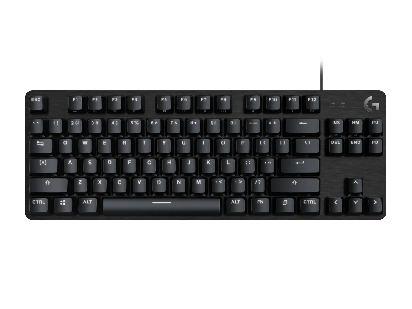 Logitech G G413 TKL SE Mechanical Gaming Keyboard, Wired, USB, Mechanical, QWERTY, LED, Black