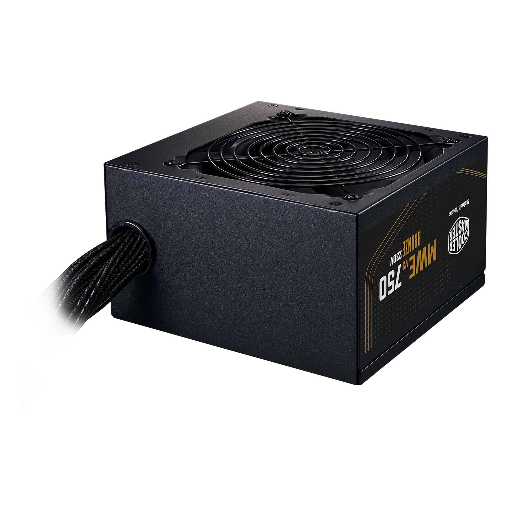 Cooler Master MWE Bronze 750 V3 230V, 750 W, 220 - 240 V, 50/60 Hz, 6 A, Active, 120 W