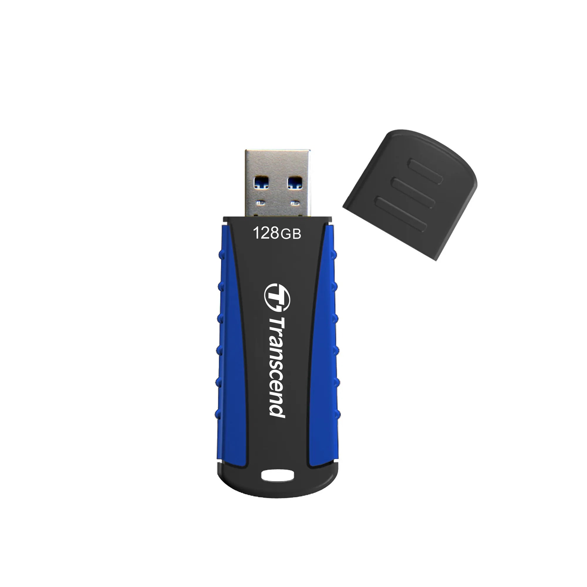 Transcend JetFlash 810 128GB Navy Blue, 128 GB, USB Type-A, 3.2 Gen 1 (3.1 Gen 1), Cap, 12.9 g, Black, Blue