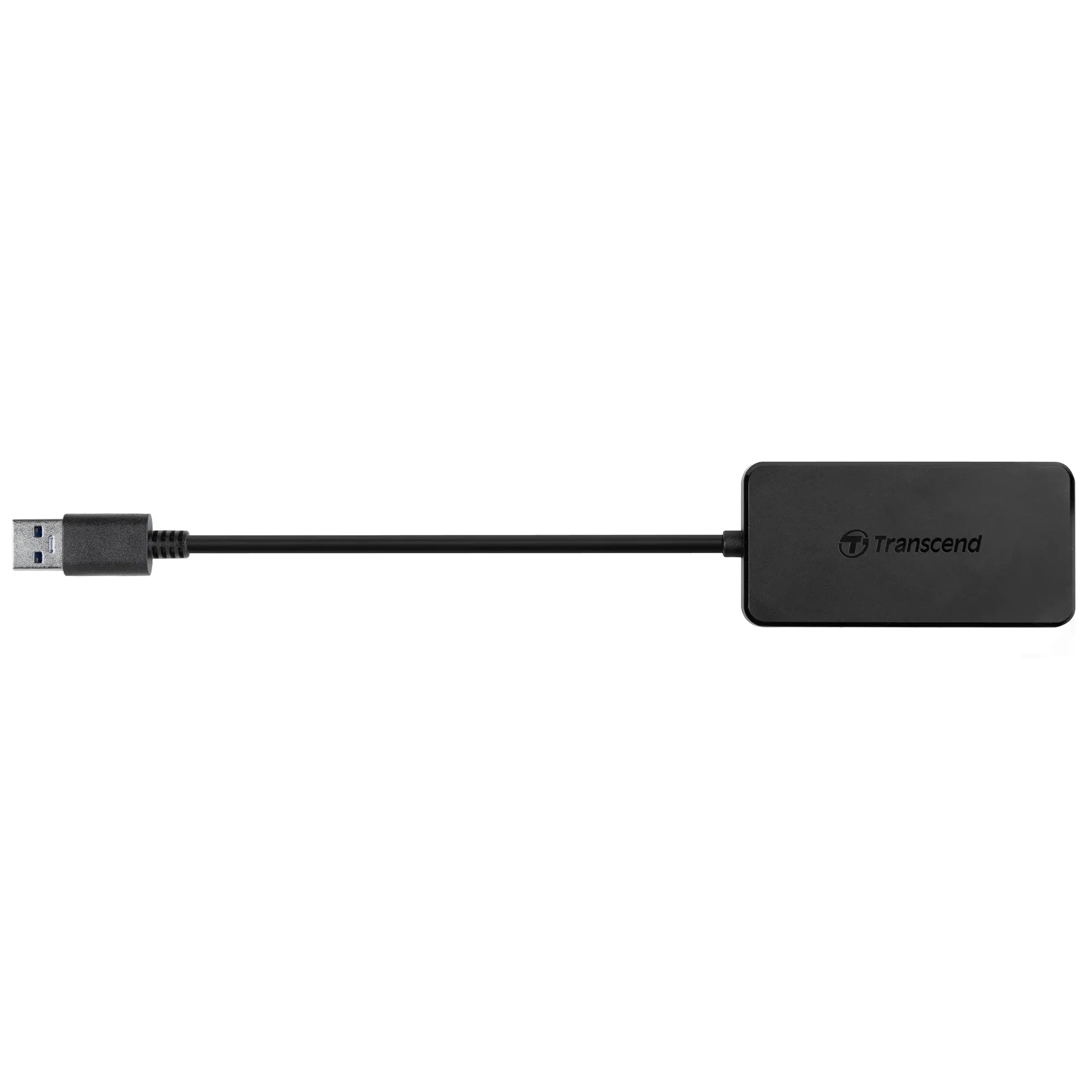 Transcend HUB2, USB 3.2 Gen 1 (3.1 Gen 1) Type-A, Black, CE/FCC/BSMI/KC/RCM/EAC, USB, 5 V, 0.9 A