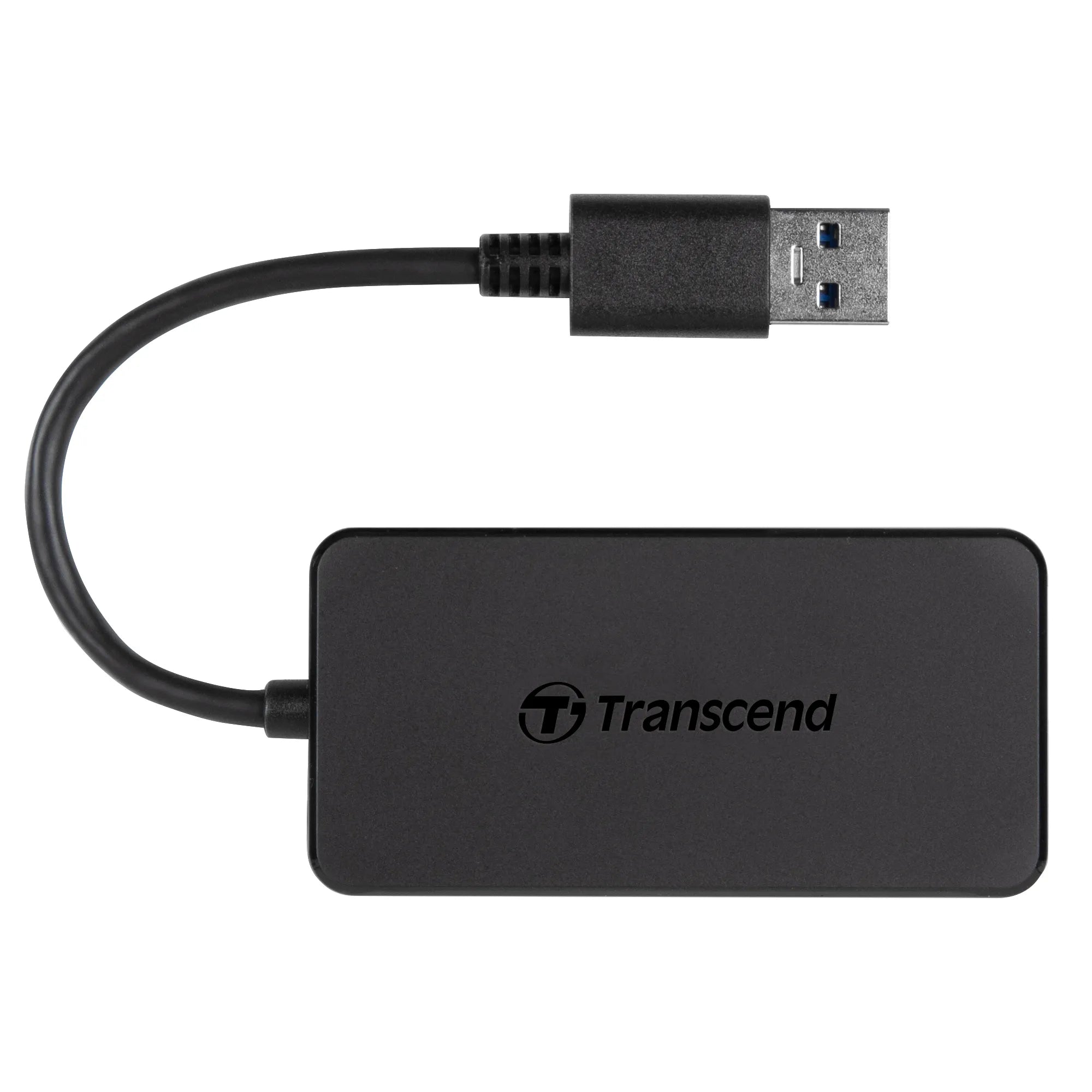 Transcend HUB2, USB 3.2 Gen 1 (3.1 Gen 1) Type-A, Black, CE/FCC/BSMI/KC/RCM/EAC, USB, 5 V, 0.9 A