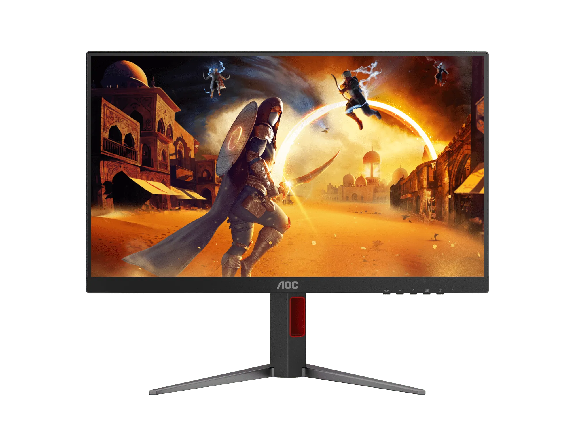 AOC 24G4 Gaming Monitor|23.8 inch|IPS FHD 1920x1080 200hz|1ms|HDMI DP|VESA|Flicker Free|Adaptive Sync|HAS|3YR Warranty