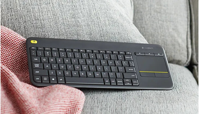 LOGITECH K400 PLUS DARK GREY WIRELESS KEYBOARD