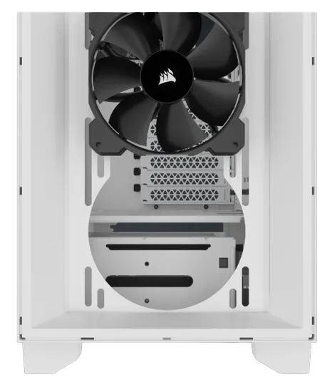 3000D AIRFLOW White Mid-Tower PC Case; 2x 3.5'' |  2x 2.5'' Drive Bays; Up to 360mm Radiator compatible; 2x 120mm fan incl