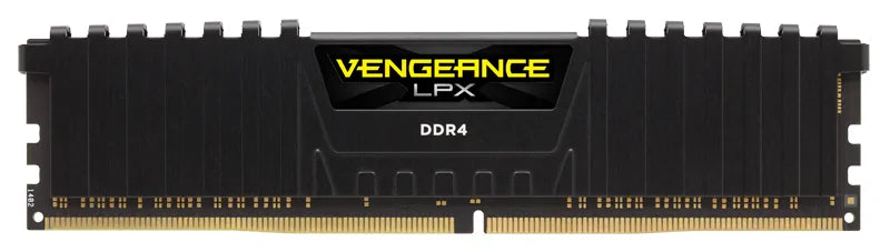 Corsair VENGEANCE® LPX 8GB (1 x 8GB) DDR4 DRAM 2666MHz C16 Memory Kit; 16-18-18-35; 1.2V; Black
