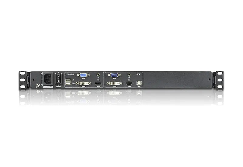 ATEN CL6700MW, 1920 x 1080 pixels, Full HD, Rack mounting, 19.4 W, 1U, Black