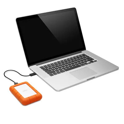 LaCie Rugged Mini, 1000 GB, 2.5", 3.2 Gen 1 (3.1 Gen 1), 5400 RPM, Orange,Silver