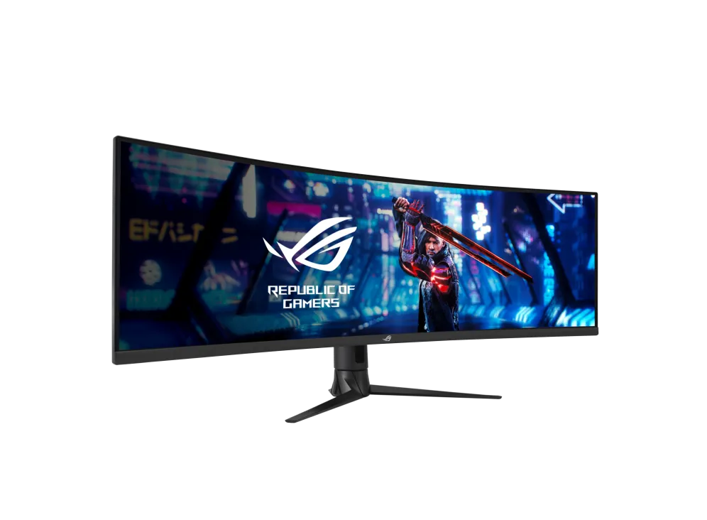 ASUS ROG Strix XG49WCR, 124.5 cm (49"), 5120 x 1440 pixels, DQHD, 1 ms, Black