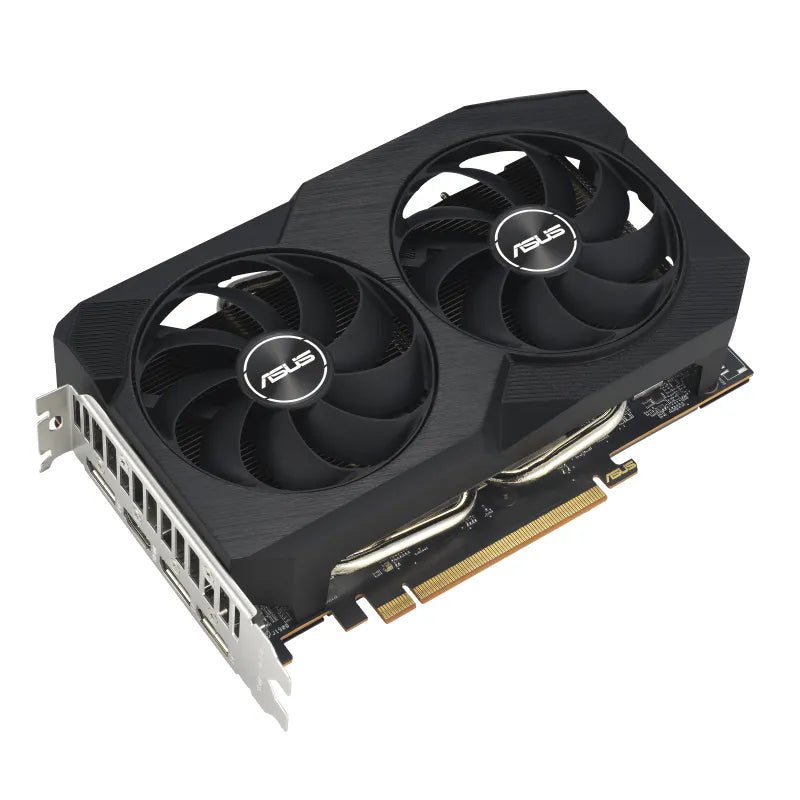 ASUS Dual -RX7600-O8G-V2, Radeon RX 7600, 8 GB, GDDR6, 128 bit, 7680 x 4320 pixels, PCI Express 4.0