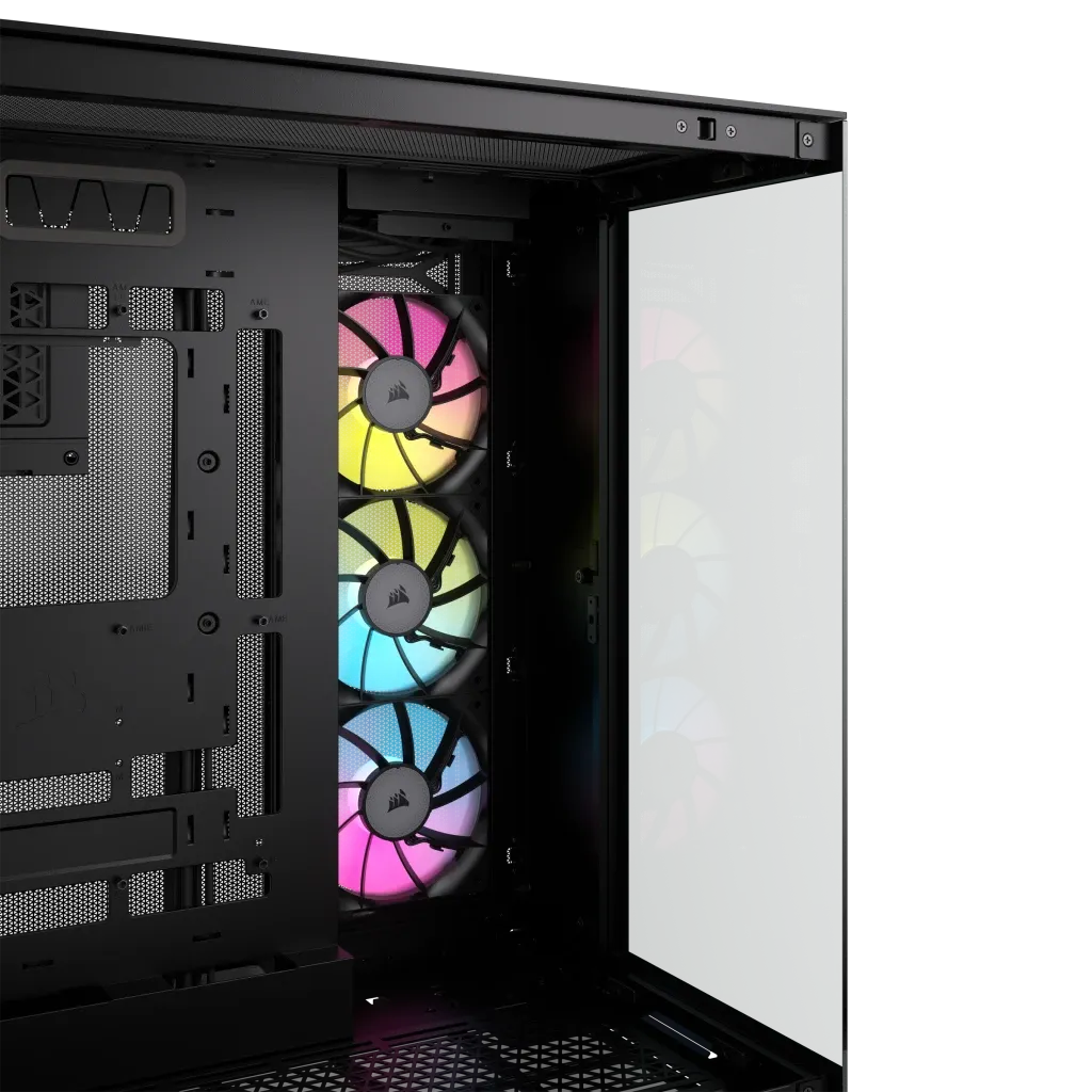 Corsair iCUE LINK 6500X RGB, Midi Tower, PC, Black, ATX, 120,140,240,280,360 mm, 2.5,3.5"