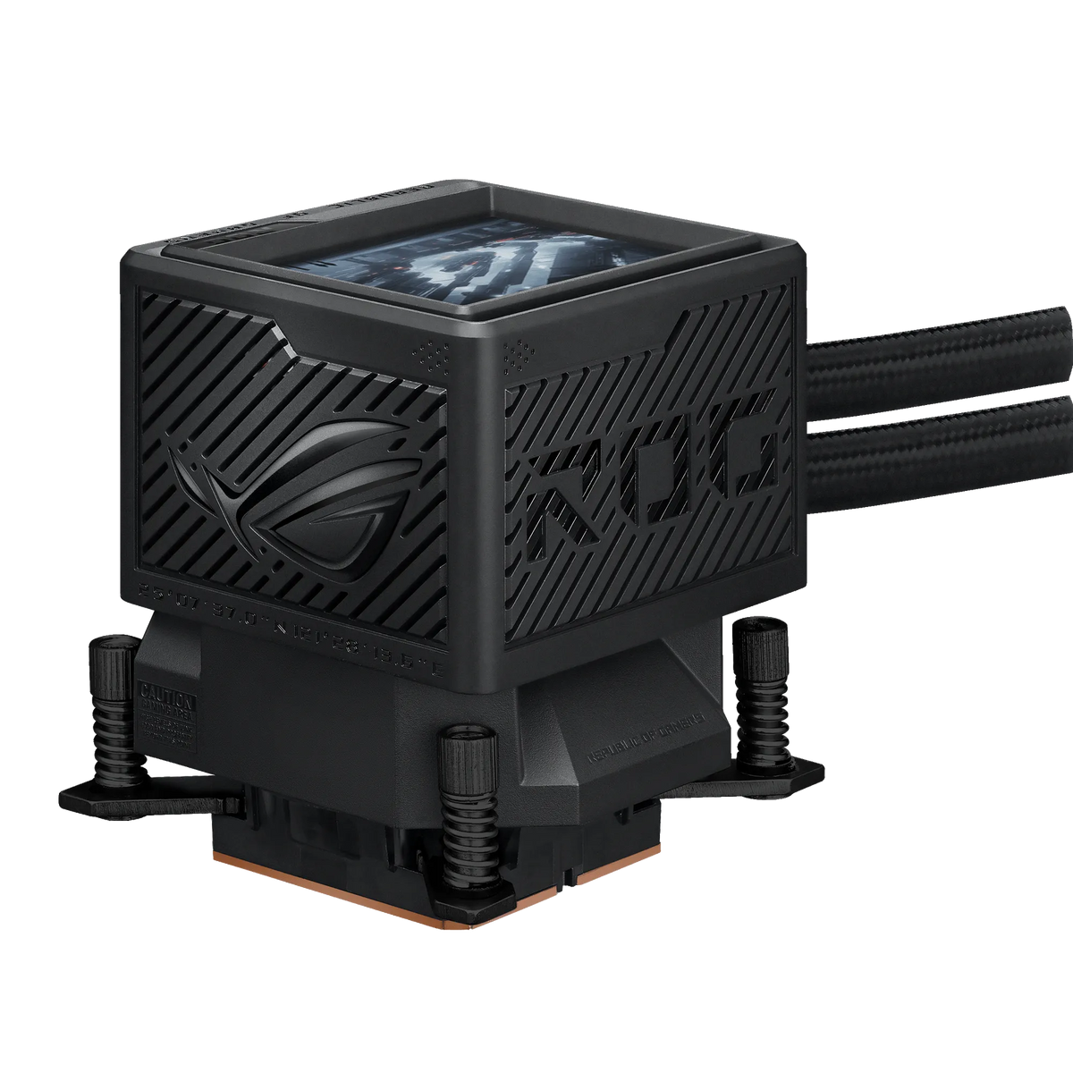 ASUS Cooler Water block dimention: 89x91x108 mm. Block Material (CPU Plate):Copper. Radiator Dimension: 399.5x120x30mm