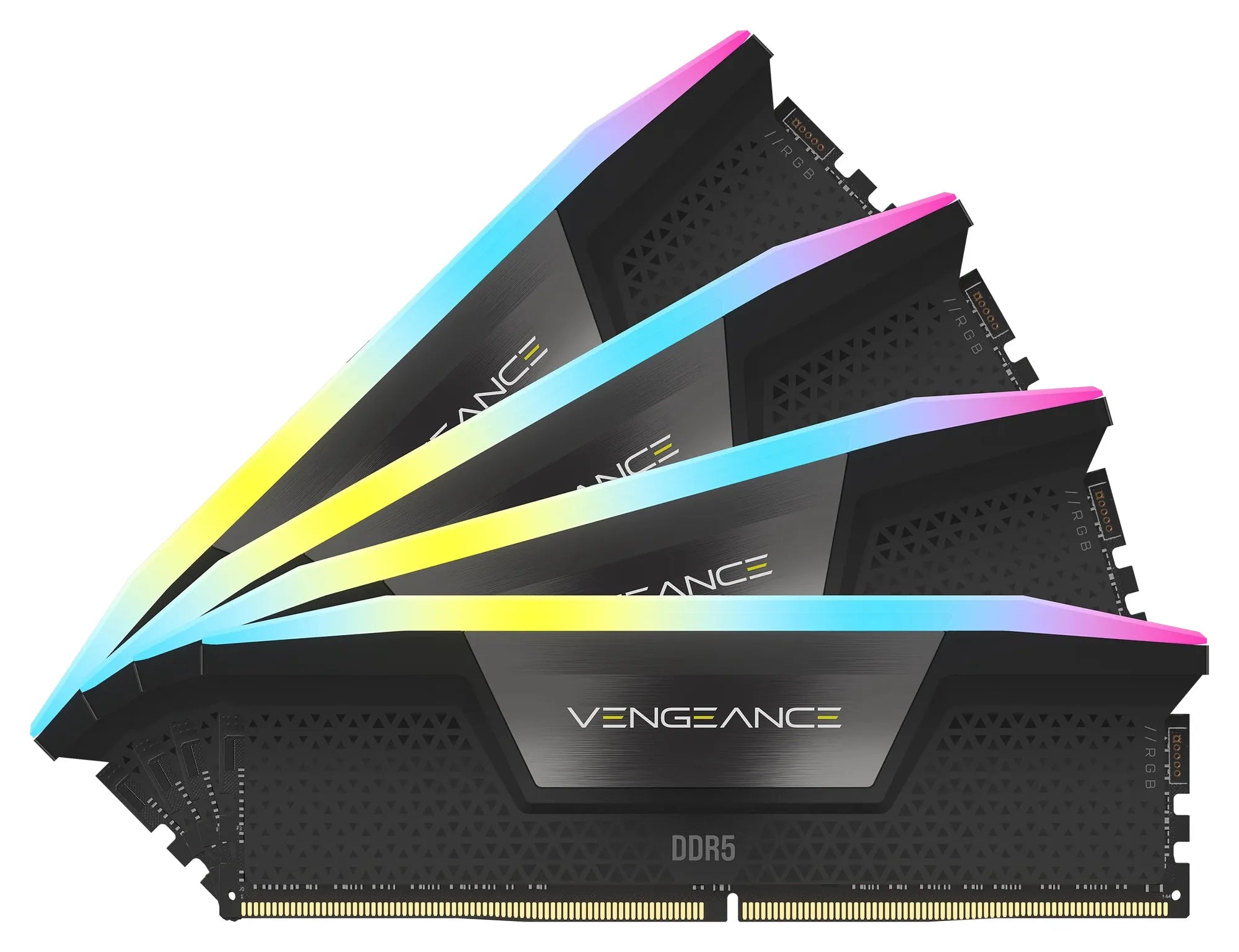 Corsair Vengeance RGB CMH128GX5M4B5600C40, 128 GB, 4 x 32 GB, DDR5, 5600 MHz, 288-pin DIMM