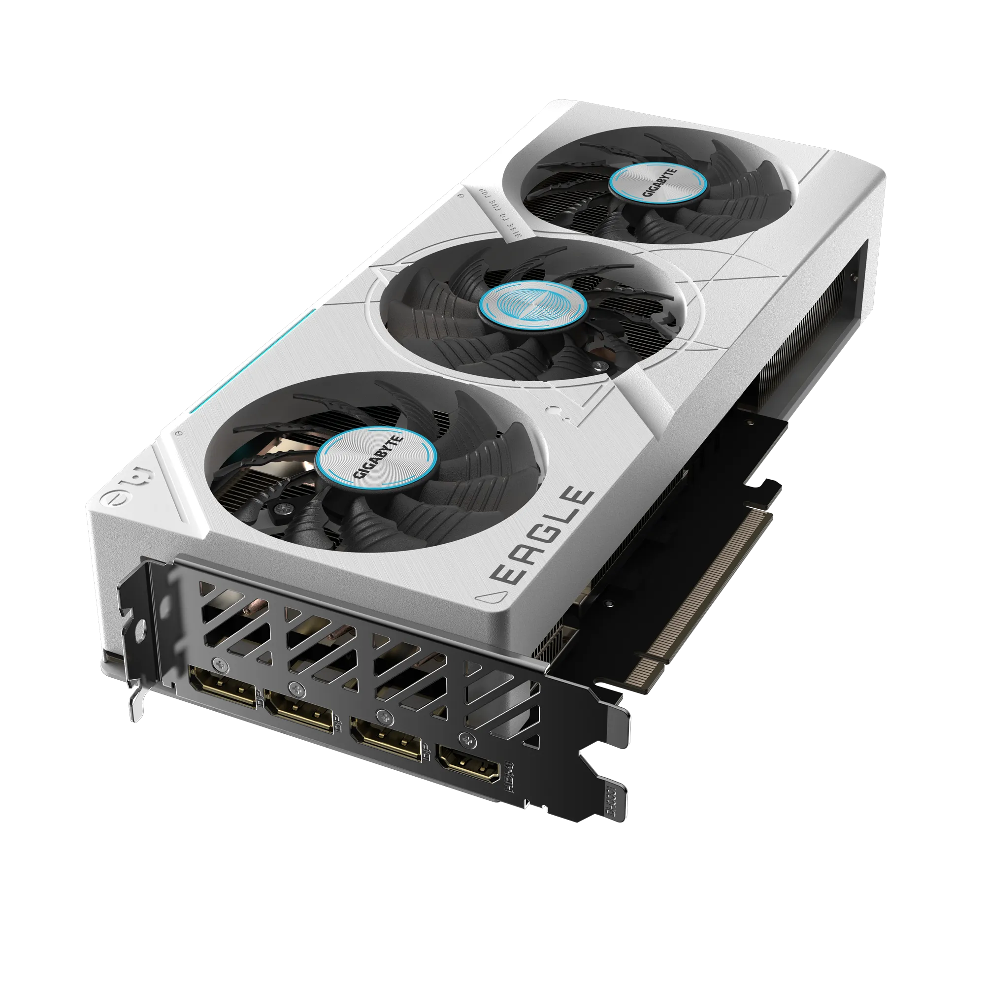 GIGABYTE GeForce RTX 4070 SUPER EAGLE OC ICE 12G Graphics Card - 12GB GDDR6X, 192bit, PCI-E 4.0, 2535MHz Core Clock, 3 x DisplayPort 1.4a, 1 x HDMI 2.1a, NVIDIA DLSS 3, GV-N407SEAGLEOC ICE-12GD, GeForce RTX 4070 SUPER, 12 GB, GDDR6X, 192 bit, 7680 x 4320 pixels, PCI Express x16 4.0