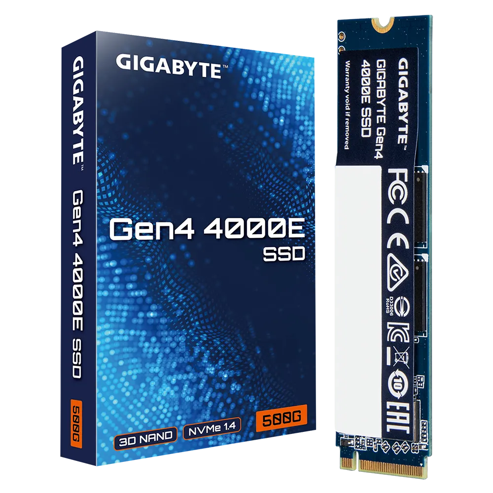 GIGABYTE Gen4 4000E, 500 GB, M.2, 3600 MB/s