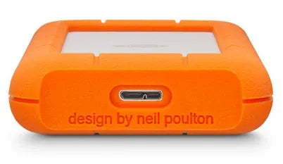 LaCie Rugged Mini, 4000 GB, 3.2 Gen 1 (3.1 Gen 1), 5400 RPM, Orange