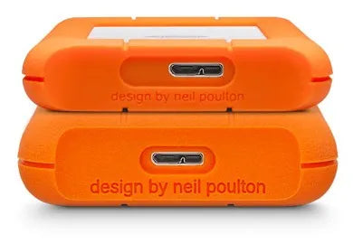 LaCie Rugged Mini, 4000 GB, 3.2 Gen 1 (3.1 Gen 1), 5400 RPM, Orange