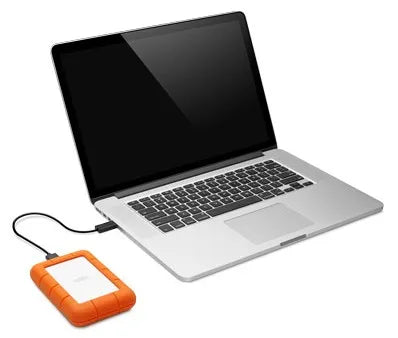 LaCie Rugged Mini, 4 TB, 3.2 Gen 1 (3.1 Gen 1), 5400 RPM, Orange