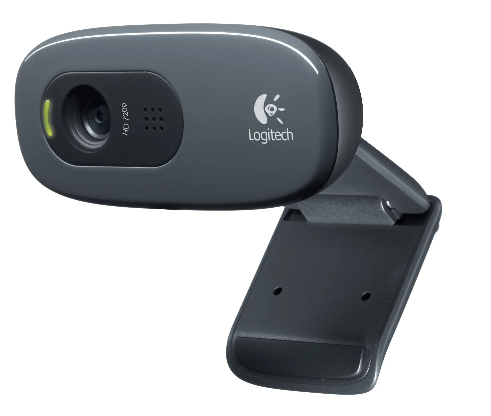 Logitech C270, 3 MP, 1280 x 720 pixels, 720p, USB 2.0, Black, Clip