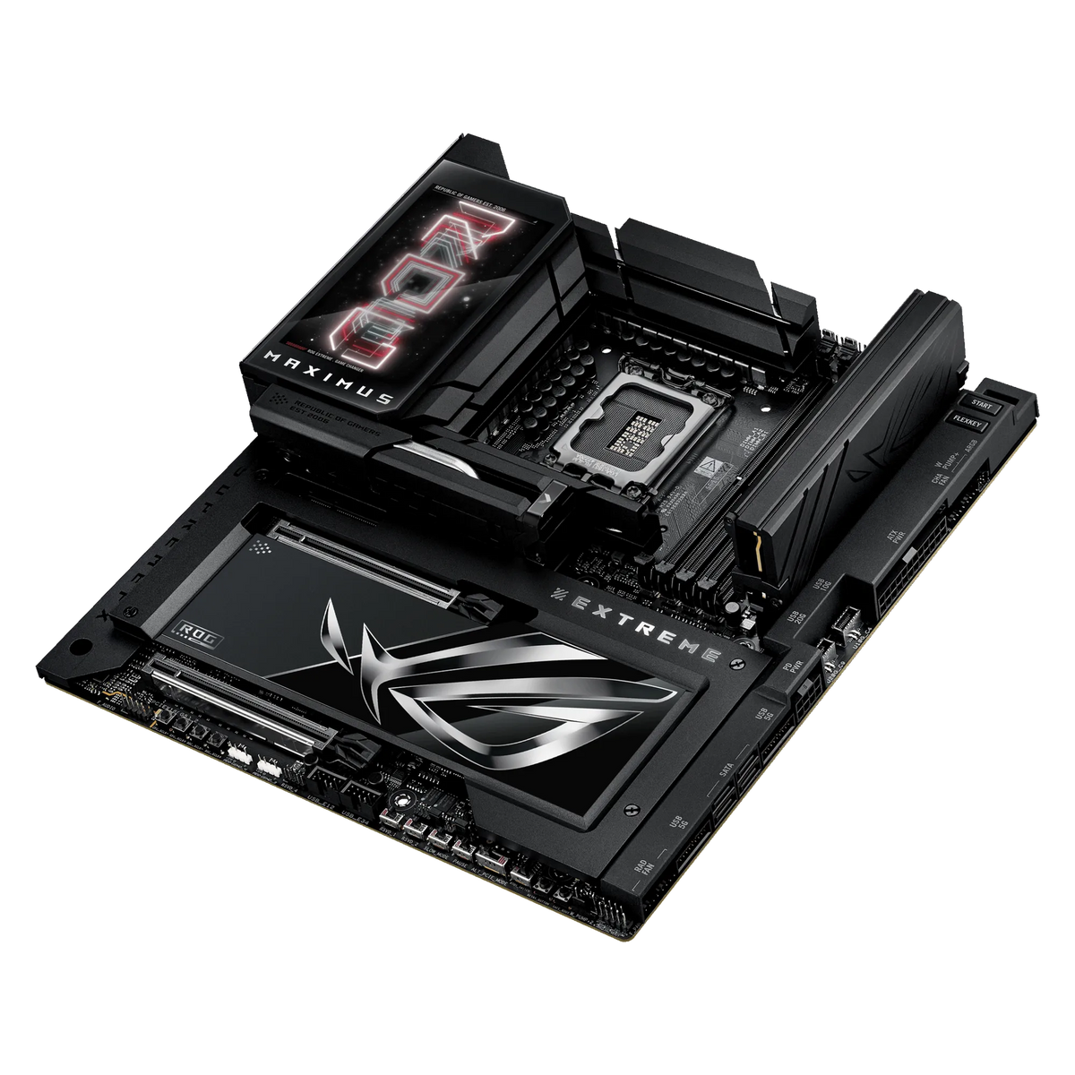 ASUS Motherboard/LGA1851/DDR5/4xDIMM/Max.256GB/1xHDMI/2xType-C/2xPCIe5x16/1xPCIe4x4/6xM.2/4xSATA/RAID/WiFi 7/LCD Display/E-ATX