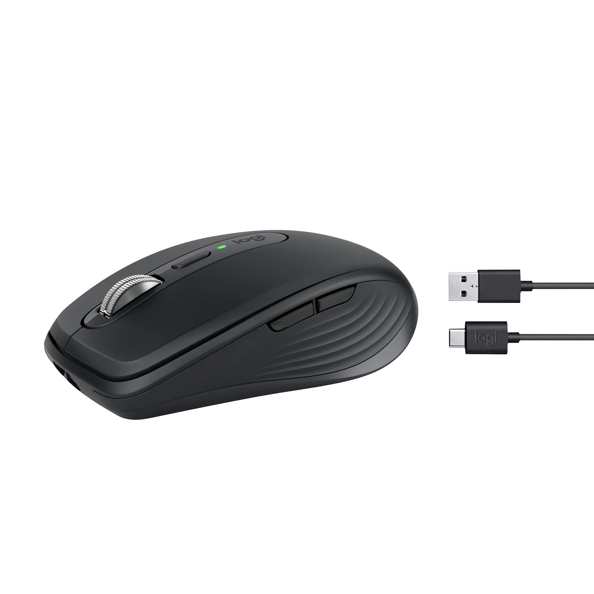 Logitech MX Anywhere 3S, Right-hand, Laser, RF Wireless + Bluetooth, 8000 DPI, Graphite