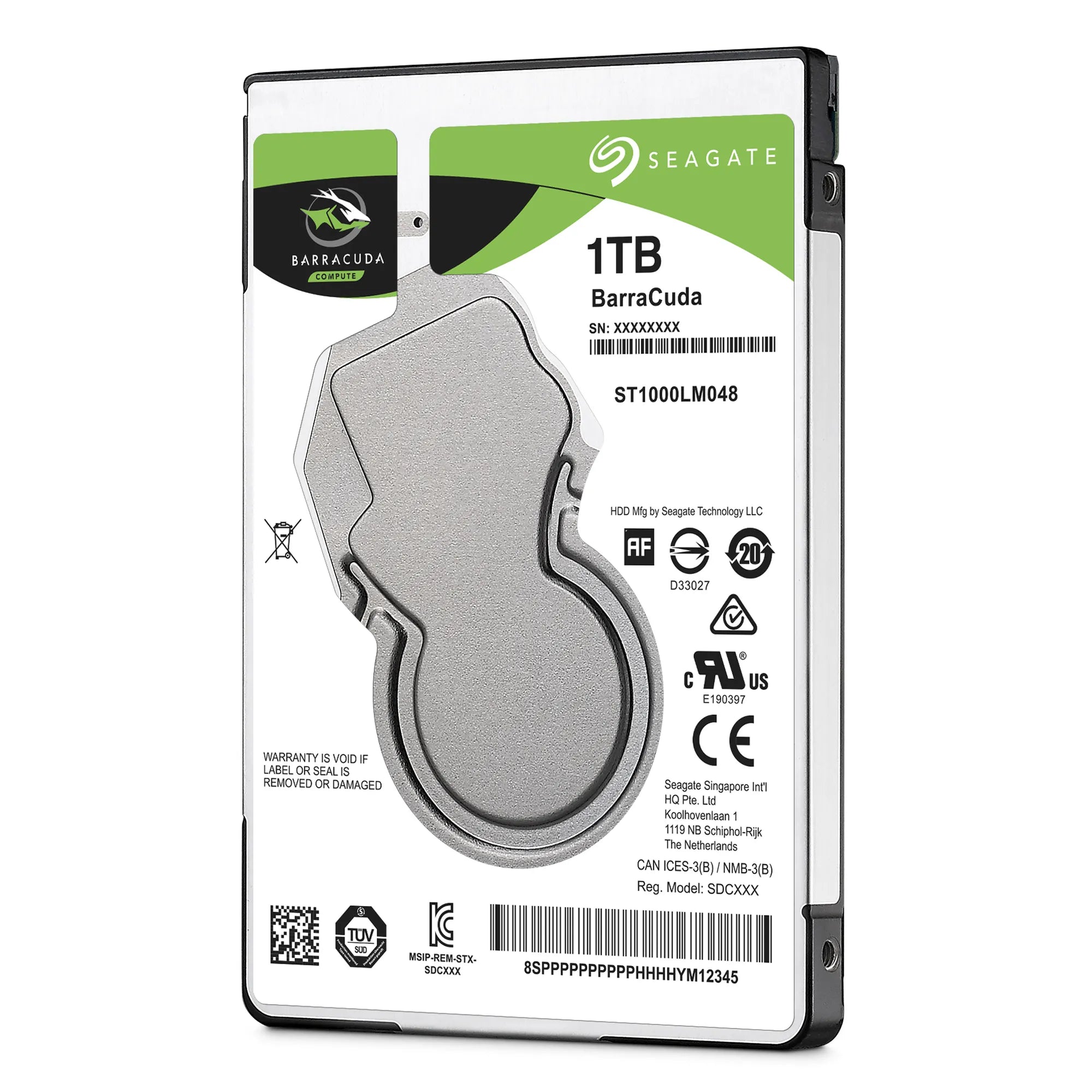 Seagate Barracuda BarraCuda 2.5", 2.5", 1000 GB, 5400 RPM