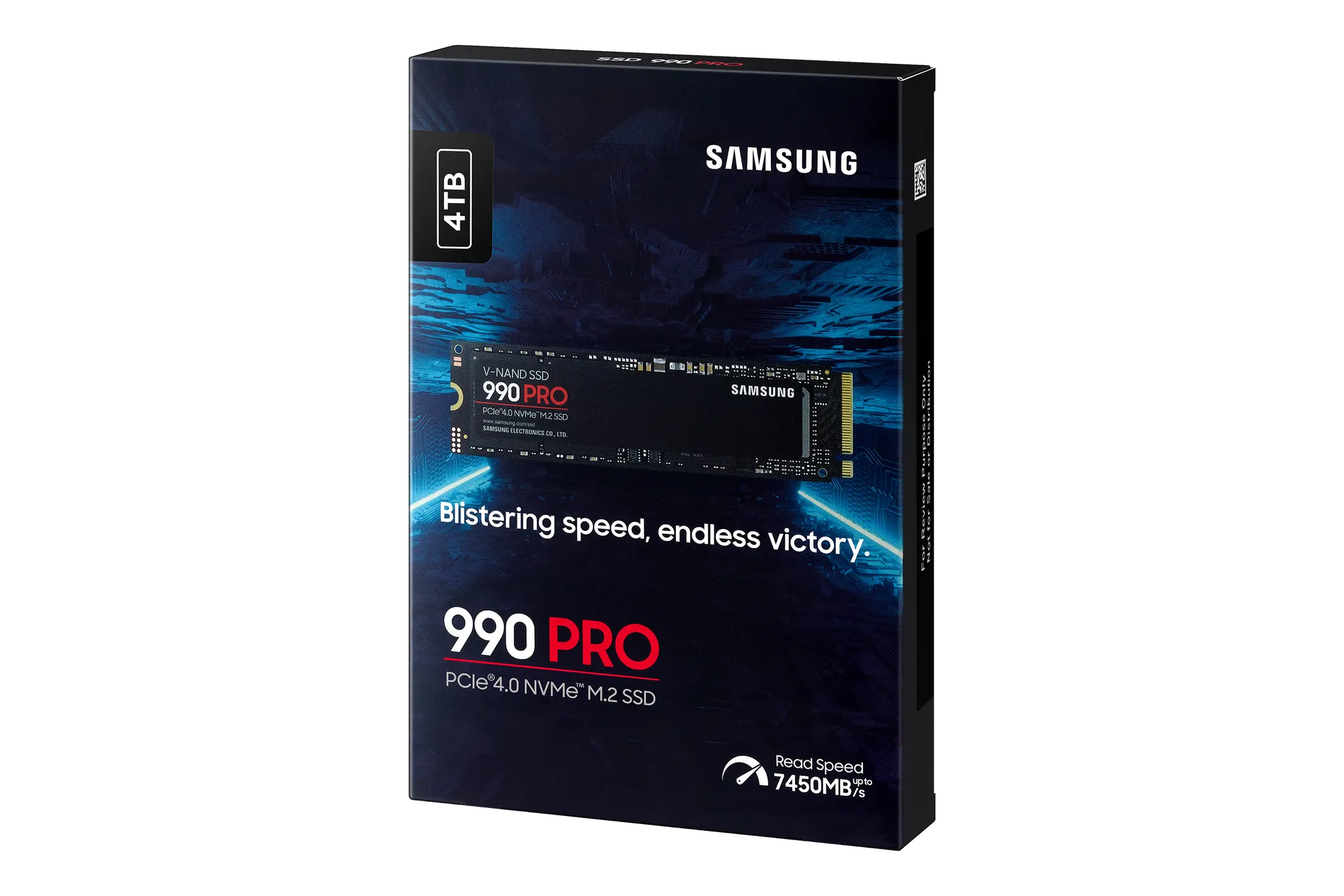 Samsung 990 PRO, 4 TB, M.2, 7450 MB/s