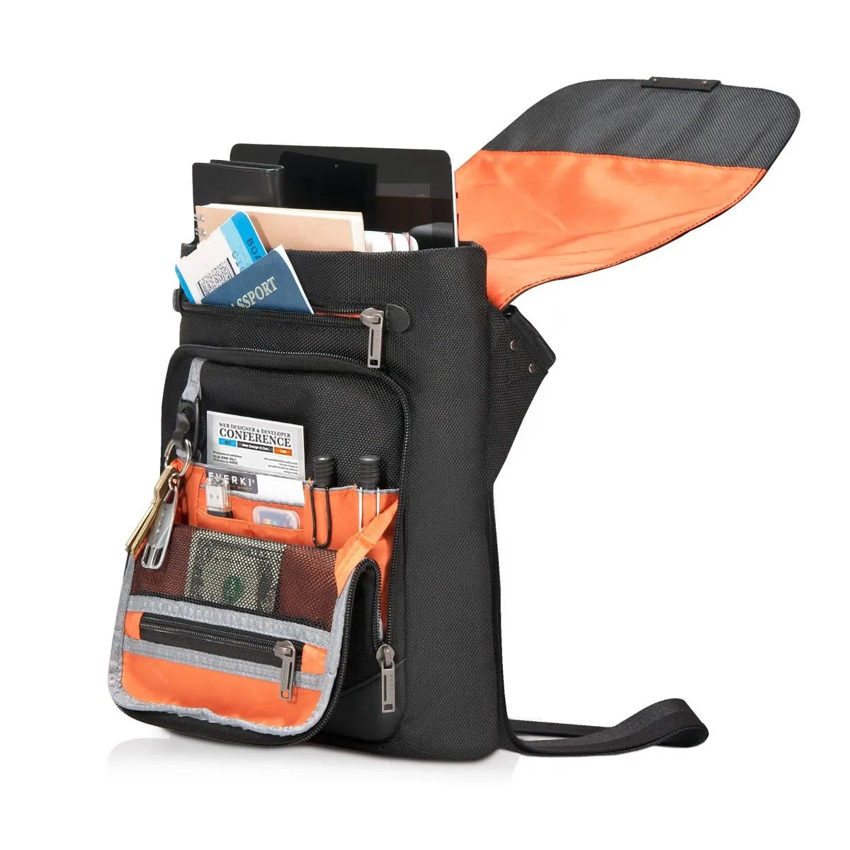 Everki VENUE XL, Messenger case, 33 cm (13"), Shoulder strap, 650 g