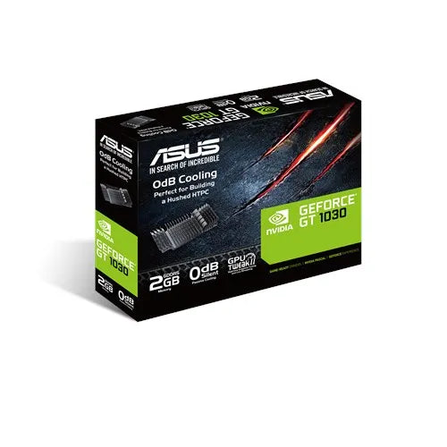 ASUS GT1030-SL-2G-BRK, GeForce GT 1030, 2 GB, GDDR5, 64 bit, 1920 x 1200 pixels, PCI Express 3.0