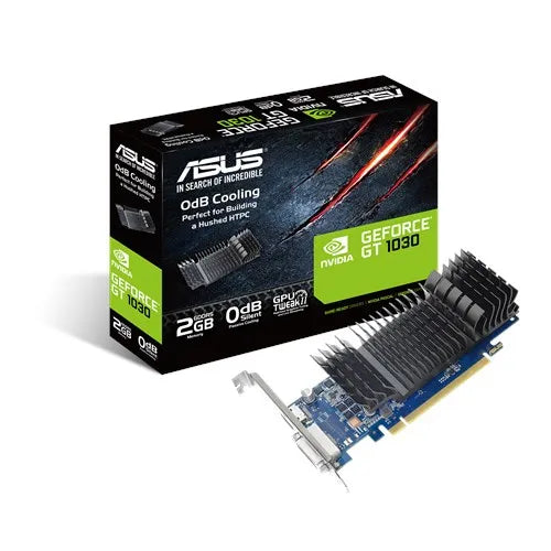 ASUS GT1030-SL-2G-BRK, GeForce GT 1030, 2 GB, GDDR5, 64 bit, 1920 x 1200 pixels, PCI Express 3.0