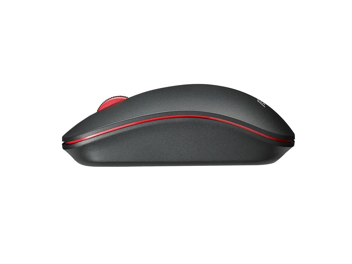 ASUS WT300 RF MOUSE/BK-RD, Ambidextrous, Optical, RF Wireless, 1600 DPI, Black, Red