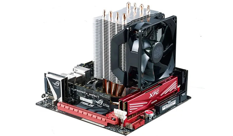 Cooler Master Hyper H411R, Cooler, 9.2 cm, 600 RPM, 2000 RPM, 29.4 dB, 34.1 cfm