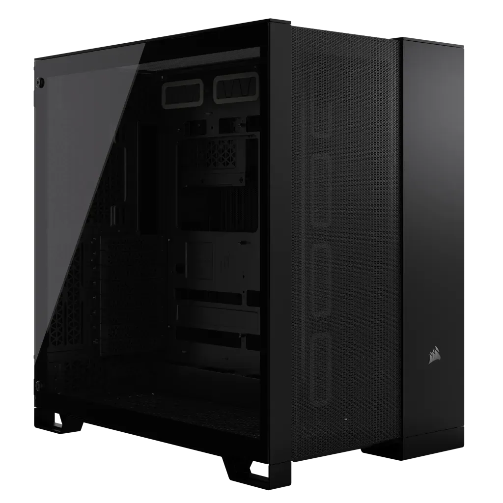 Corsair 6500X, Midi Tower, PC, Black, ATX, 19 cm, 40 cm