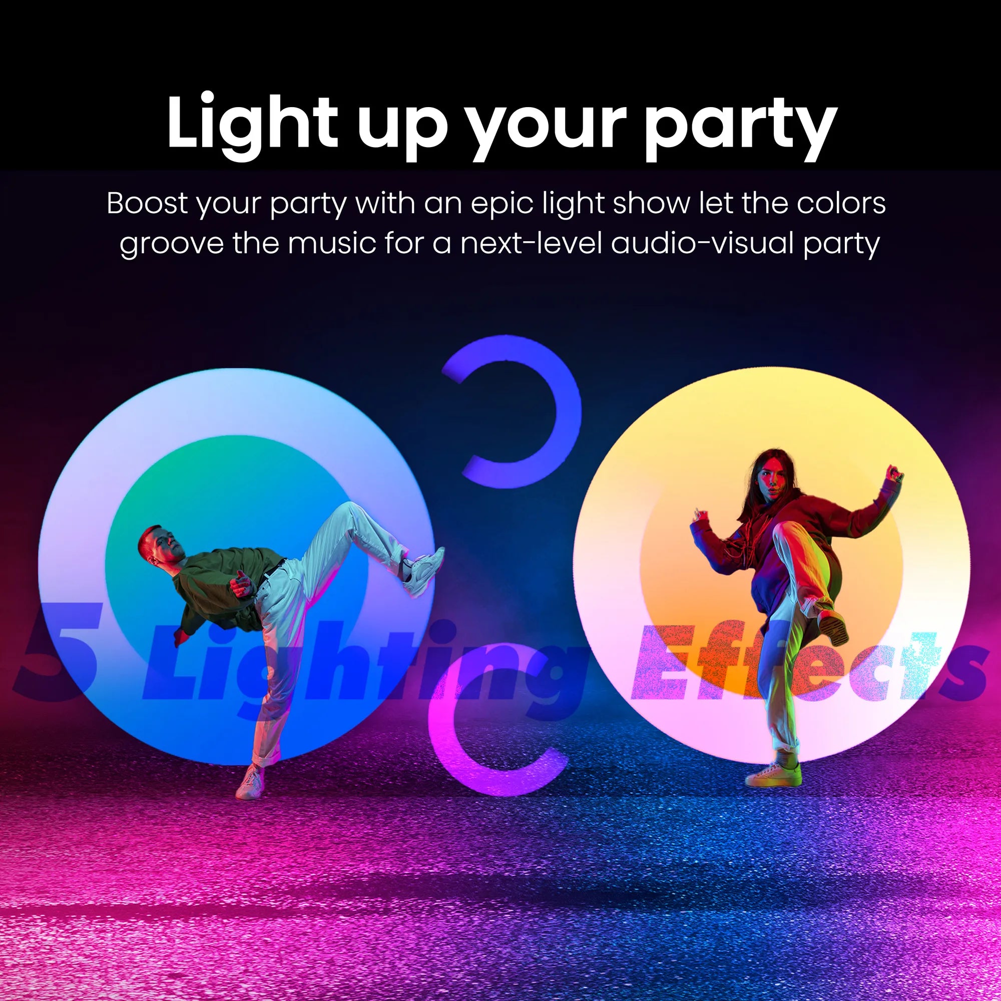 Hisense PartyRocker One HP100, 2.0 channels, 5.71 cm (2.25"), 13.3 cm (5.25"), 300 W, 40 - 20000 Hz, Wired & Wireless
