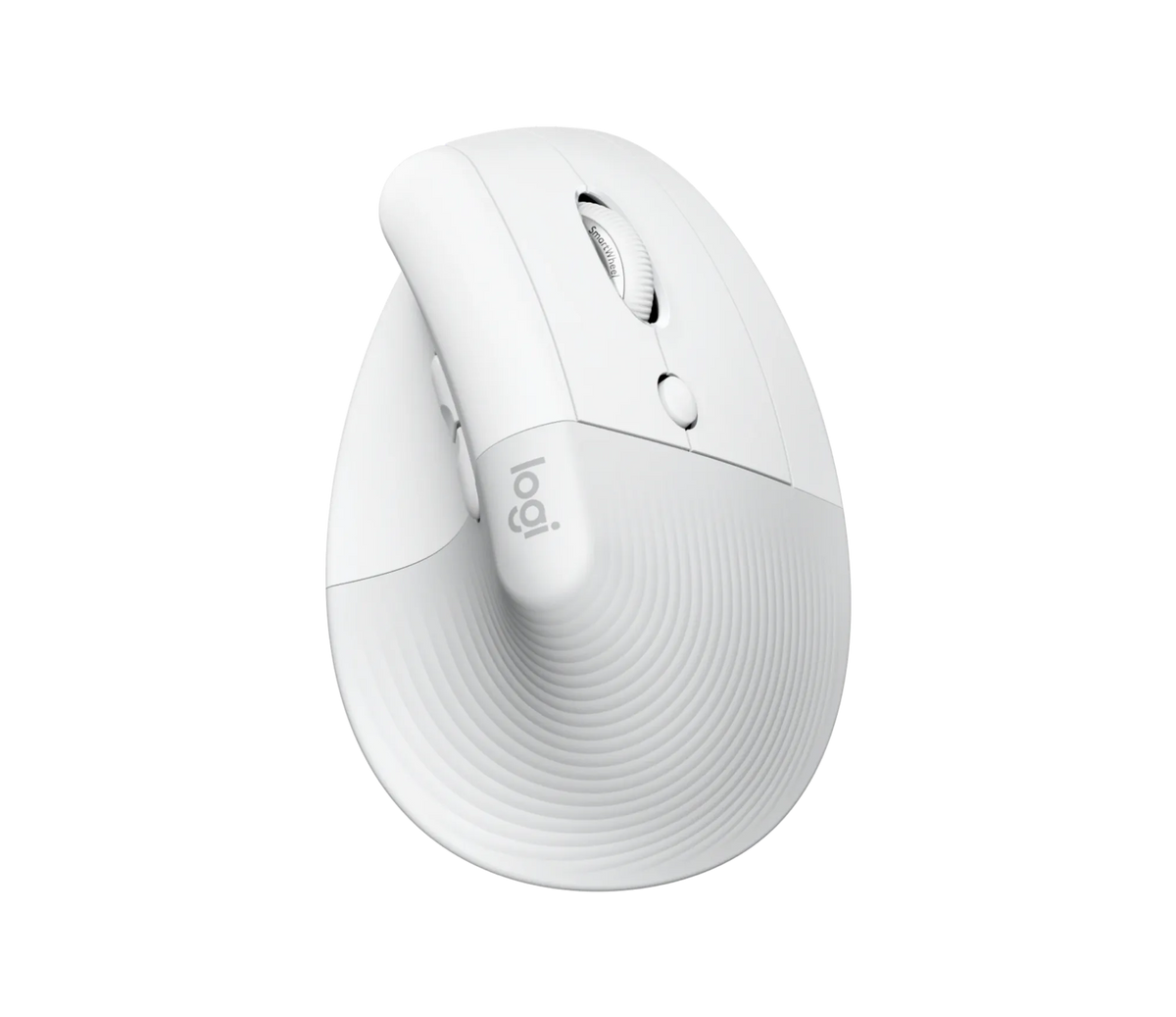 LOGI LIFT Vertical Ergonomic Wireless Mouse/Logi Bolt USB Receiver - Off-white